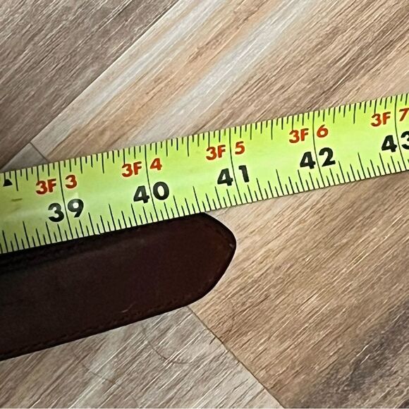 Genuine Leather Braided Belt bonded lacing 34 - Picture 8 of 11